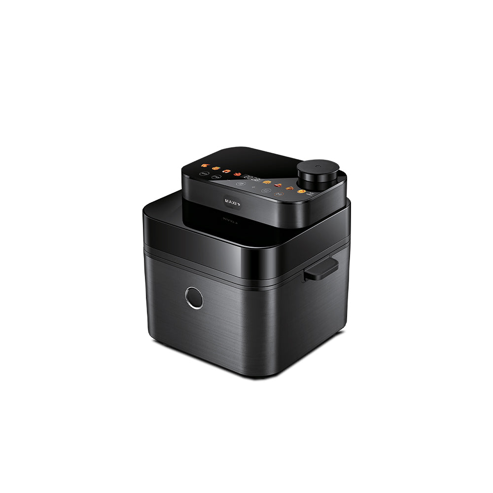 Maxi 7L black air fryer with juicy lock